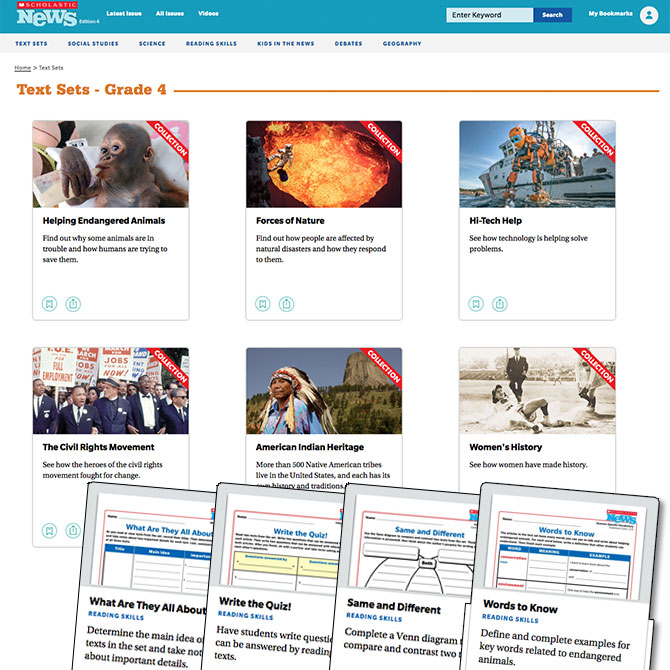 scholastic news text sets