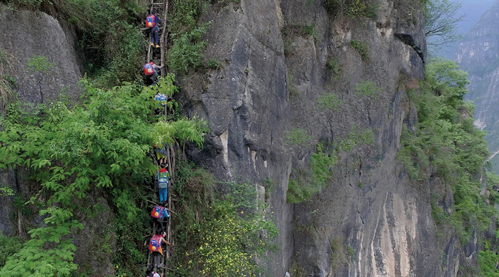 A Dangerous Trek to School