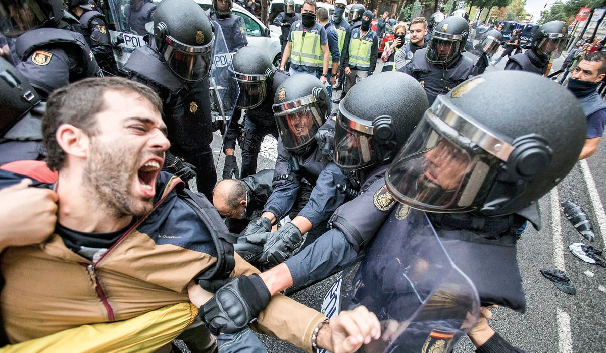 Showdown in Spain