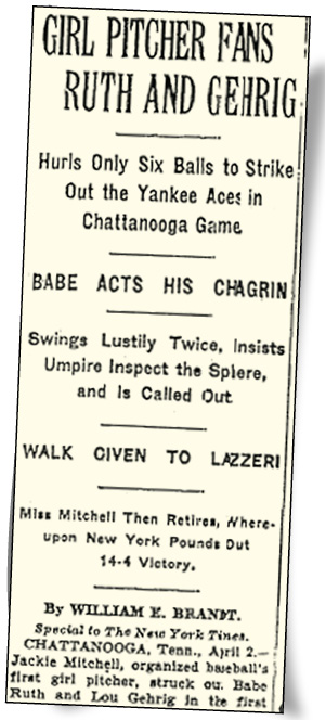 A baseball mystery: Did a teenage girl really strike out Babe Ruth and Lou  Gehrig?