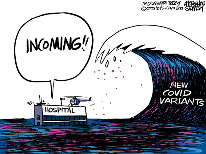 flood wave cartoon