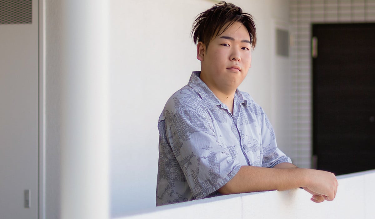 Photo of a student posing for picture