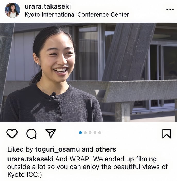 Instagram post taken at the Kyoto International Conference Center